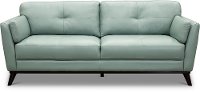 CC43-DC Modern Seafoam Green Leather Sofa - Warsaw