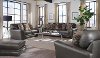 Classic Steel Gray Leather Sofa - Denali-2