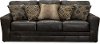 Classic Steel Gray Leather Sofa - Denali-3