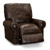 Traditional Brown Leather Power Recliner - Molasses-2