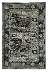5 x 8 Medium Gray and Blue Rug - Vintage-3