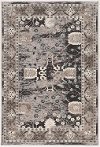 5 x 8 Medium Gray and Blue Rug - Vintage-4