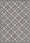 Clearance 5 x 7 Medium Gray Indoor-Outdoor Rug - Boucle