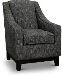 Contemporary Smoke Gray Accent Chair - Mariko