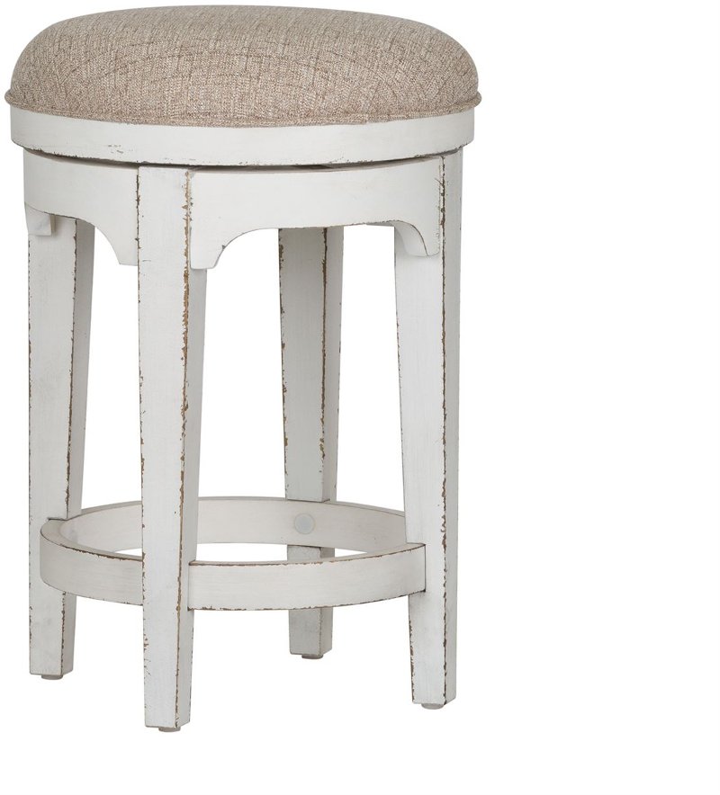 white bar height stools
