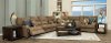 3PC-3268/BRINDLE Brown Power Reclining Sectional Sofa - Brindle -2