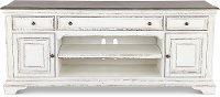 Magnolia Manor Antique White 70 Inch TV Stand-1