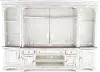 Magnolia Manor Antique White 4 Piece Entertainment Center
