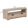 Brown Oak Wooden 40 Inch TV Stand - Howell-2
