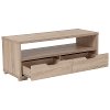 Brown Oak Wooden 40 Inch TV Stand - Howell-3