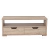 Brown Oak Wooden 40 Inch TV Stand - Howell-5