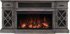 70 Inch Weathered Gray Fireplace TV Stand - Hamilton