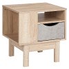 Natural Oak Light Brown End Table - St. Regis