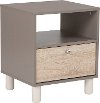 Contemporary Oak Gray End Table - Montclair