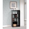Ultra-Modern Black Bookshelf - Morristown-2