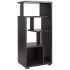 Ultra-Modern Black Bookshelf - Morristown-3