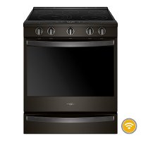 WEE750H0HV Whirlpool 6.4 Cu. Ft. Smart Slide-in Electric Range with Frozen Bake Technology - Black Stainless Steel