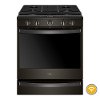 WEG750H0HV Whirlpool Gas Range - 5.8 cu. ft. Black Stainless Steel