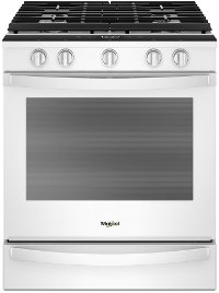 WEG750H0HW Whirlpool Gas Range - 5.8 cu. ft. White