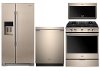 SBZ-4PC-GAS-PACKAGE Whirlpool 4 Piece Kitchen Appliance Package with Gas Range - Sunset Bronze