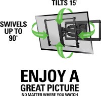 VLF628-B1 Sanus Full-Motion Mount For 46 Inch - 90 Inch TVs-4