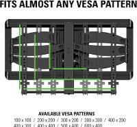 VLF628-B1 Sanus Full-Motion Mount For 46 Inch - 90 Inch TVs-5