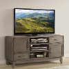 Clearance Washed Gray Transitional 54 Inch TV Stand - Vogue