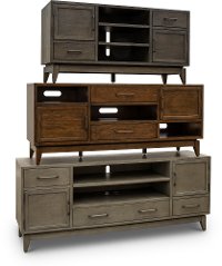 Brown Transitional 66 Inch TV Stand - Vogue-3