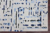 PRL97696 8 x 10 Large Ivory and Blue Rug - Perla-4