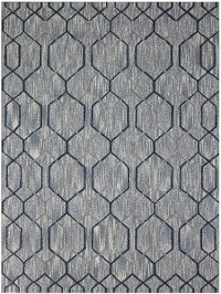 DWE40508 5 x 8 Medium Silver and Gray Area Rug - Dwell