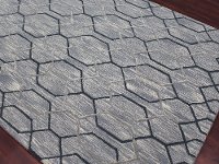 DWE40811 8 x 11 Large Silver and Gray Area Rug - Dwell-2
