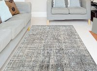 CAM475376 5 x 8 Medium Transitional Blue Rug - Cambridge