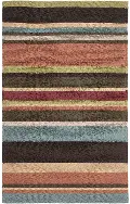 5 x 8 Medium Multi-Colored Indoor-Outdoor Rug - Rain