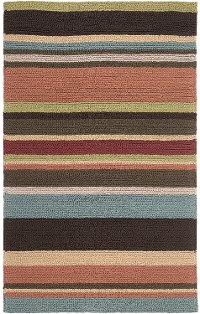 RAI1091-58 5 x 8 Medium Multi-Colored Indoor-Outdoor Rug - Rain