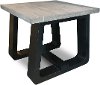 Modern Faux Metal End Table - Costa Del Sol-1