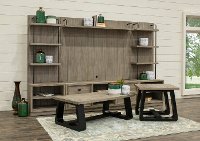 Modern Faux Metal End Table - Costa Del Sol-3