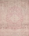 LF-015X7.6 5 x 8 Medium Terracotta and Ivory Area Rug - Lucca