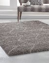 5 x 8 Medium Herringbone Gray and Ivory Area Rug - Elements-2