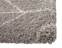 5 x 8 Medium Herringbone Gray and Ivory Area Rug - Elements-3