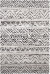 5 x 8 Medium Beige, Ivory, and Charcoal Gray Area Rug - Granada