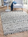 8 x 11 Large Beige, Ivory, and Charcoal Gray Area Rug - Granada-2