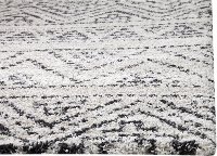 8 x 11 Large Beige, Ivory, and Charcoal Gray Area Rug - Granada-3