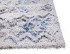 5 x 8 Medium Charcoal Gray, Ivory, and Blue Rug - Granada-3