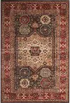 Sonoma 5 x 8 Chocolate Brown, Ivory, and Red Area Rug