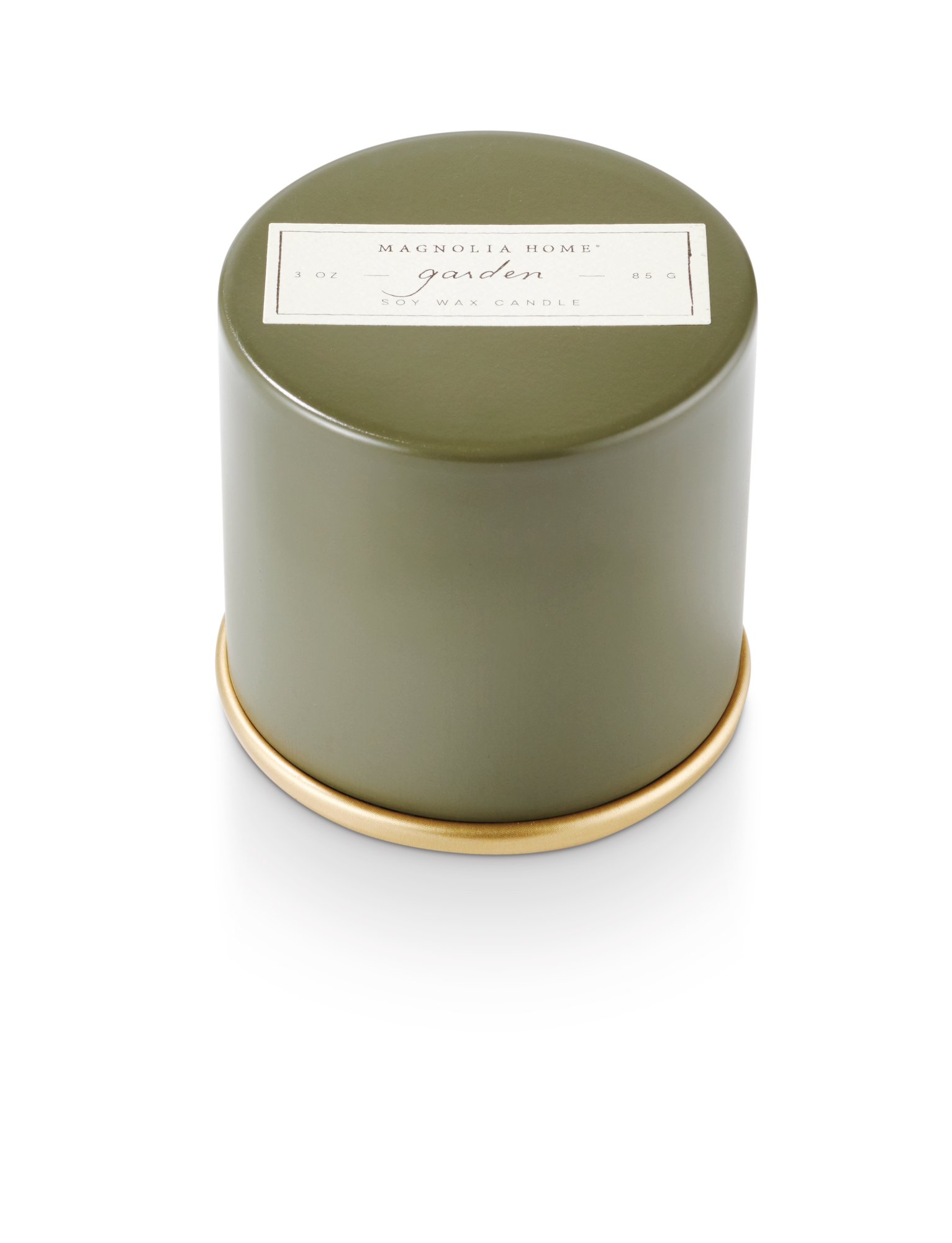 Magnolia Home Furniture 3oz Garden Demi Tin Candle-2