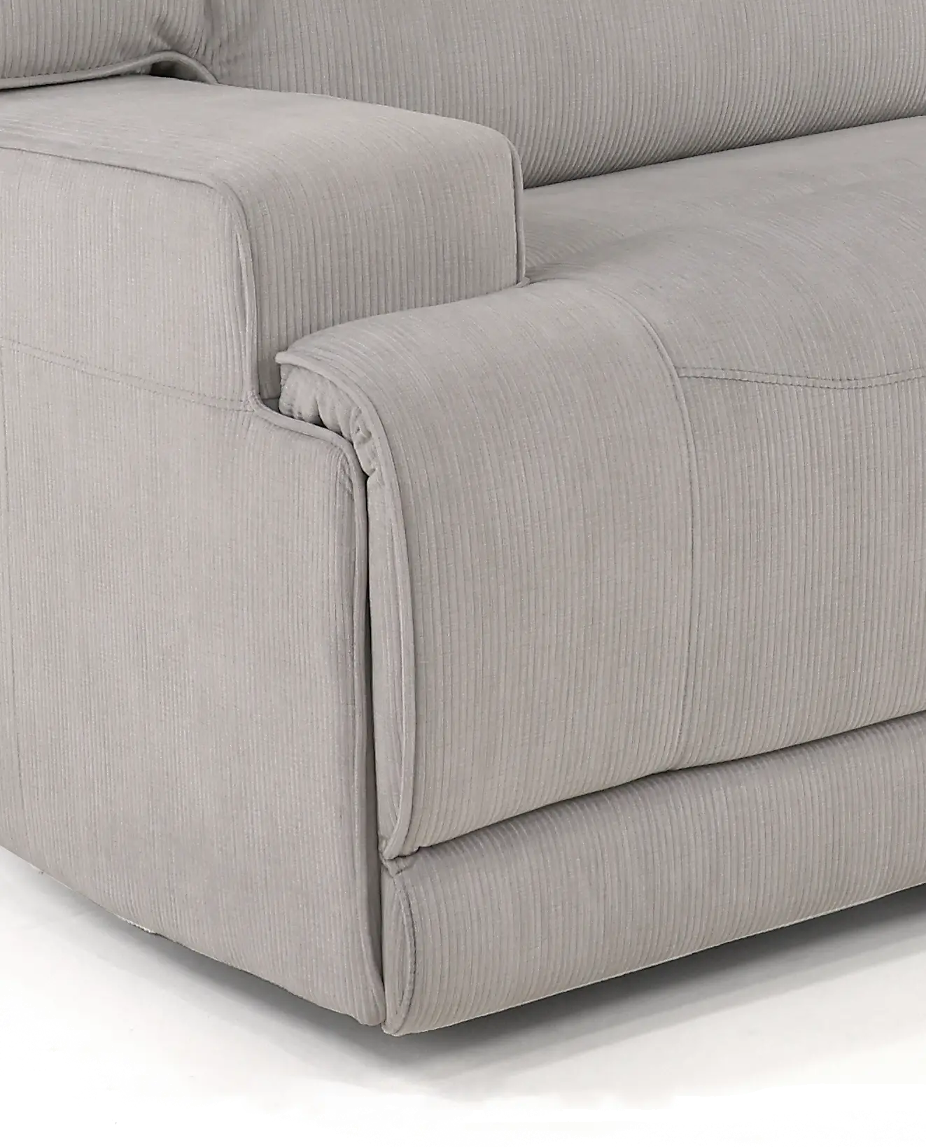 Stanza Sterling Gray Power Reclining Sofa-2