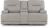 Sterling Gray Power Reclining Loveseat - Stanza