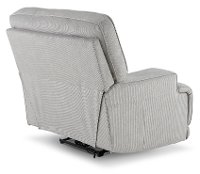 Casual Contemporary Sterling Light Gray Power Recliner - Stanza-3