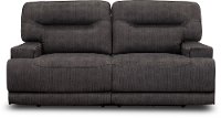 Charcoal Gray Power Reclining Sofa - Stanza