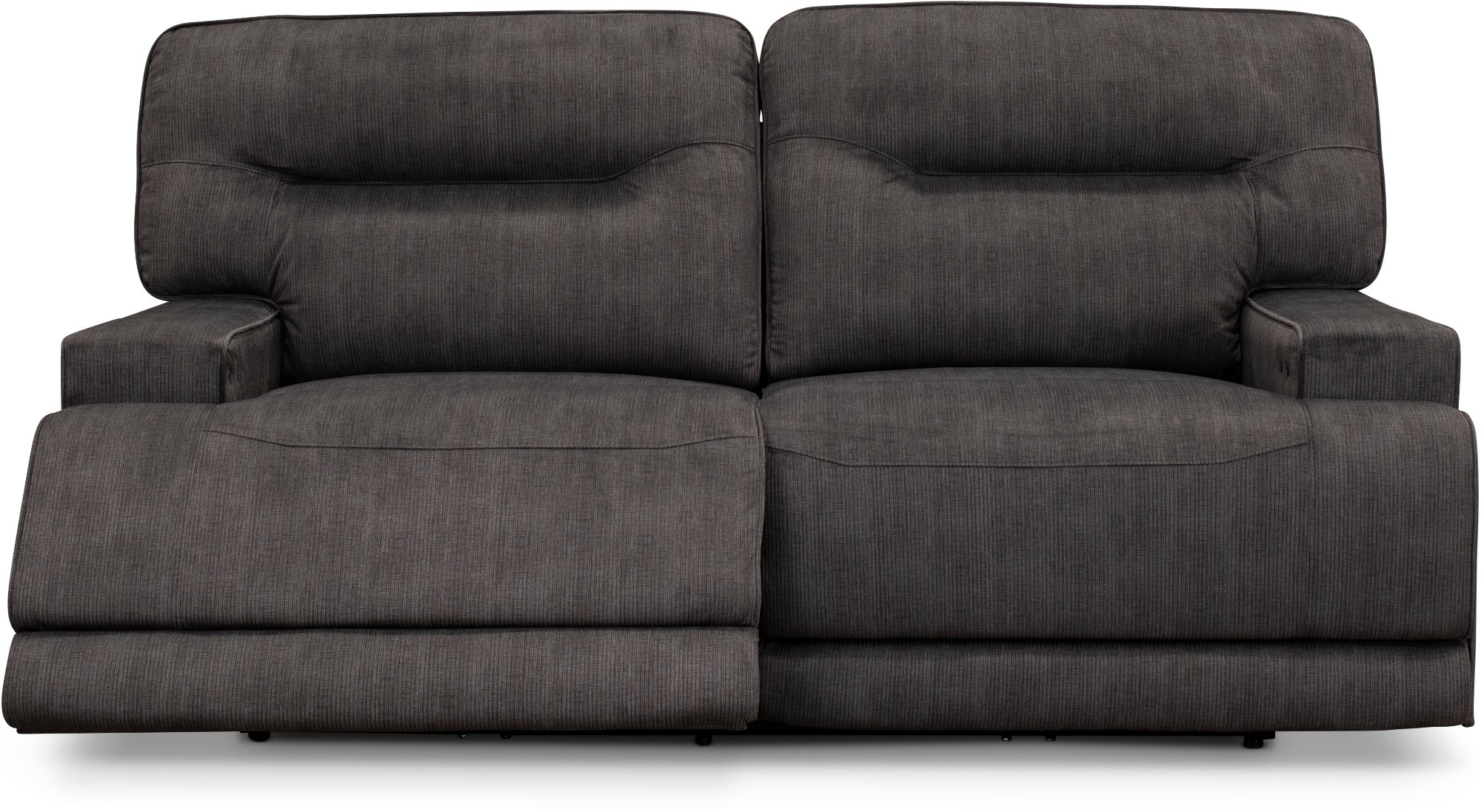 Charcoal Gray Power Reclining Sofa - Stanza-2